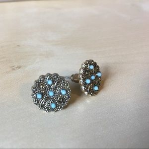 Boho stud earrings